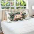 thumbnail image 5 of Cute Little Hedgehog Plush Pillow Case, Zippered Bed Pillow Pillowcases, Super Soft and Cozy Pillowcase Covers for Sleep Decor Giftsation - Queen Size 20x30in, 5 of 7