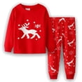 thumbnail image 4 of Conjuntos de pijamas para niños, ropa para bebés, ropa de dormir para niñas, ropa de dormir para niños, pijamas de Navidad de hadas y alces, traje de ropa de algodón, 4 of 4
