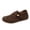 Coffee, variant on Willtoo Women's Faux Suede Mules with Beaded Casual Comfortable Round Toe Slip On Bohemian Flat Clogs