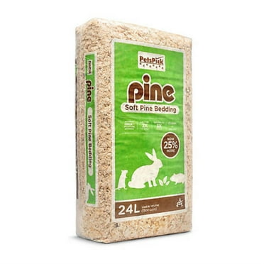 PetsPick Kiln Dried Soft Pine Bedding For Small Pets, 24L