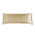 thumbnail image 1 of 51*137 cm (20*54 pulgadas) Almohada de color Imitación seda Almohada doble Almohada de seda extendida Almohada para parejas, 1 of 2