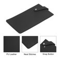 thumbnail image 3 of Funda de cuchillo de cuero PU Uxcell, funda para hacha de carne, guardia de cuchillo impermeable, negro profundo, 3 of 5