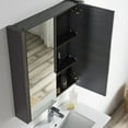 thumbnail image 2 of 30" Freestanding Bathroom Vanity with Ceramic Sink - Silver Grey, 2 of 7