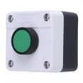 thumbnail image 4 of Weatherproof Green Push Button Switch One Button Control Box For Gate Opener Taster 230V Flach Tore,Push Button Switch Box,Push Button Switch Panel 12V,Push To Exit Button,External, 4 of 8