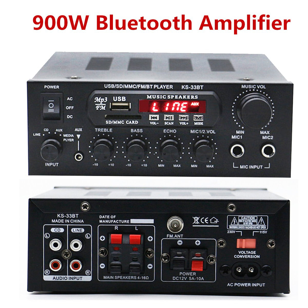Av bt. Аудио усилитель звука Sunbuck av-608bt Bluetooth черный характеристики. Mp3-q7-a/d Bass Power amp.