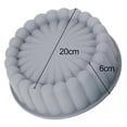 thumbnail image 6 of HomeLife Cake Baking Tray Reusable Non-sticky Can Be Reused Round 3D Mold DIY Baking Accessories Dessert Mousse Cake Pastry Cake Mold Kitchen Supplies, 6 of 13