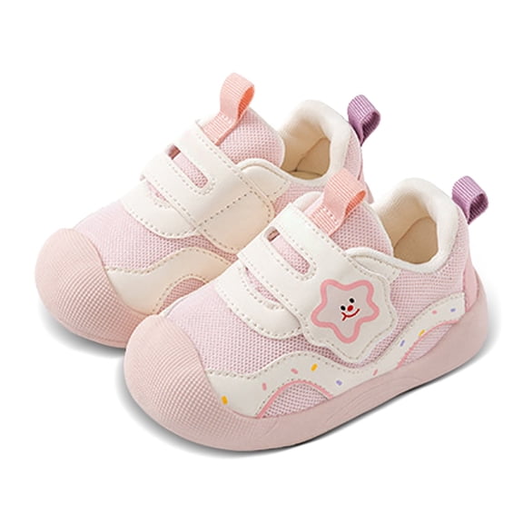 WAYUTE Toddler Boy Shoes Breathable Mesh for First Walking Steps Lightweight Flexible Sole Boys Girls Casual Daily Wear