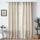 thumbnail image 2 of Cortinas Jinchan de lino beige texturizado, 243 cm de largo, 2 paneles, 2 of 6