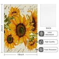thumbnail image 2 of 2 Pcs Funny Kitchen Towels,Beige Calligraphy Sunflower Pattern Microfiber Dish Towels,Kitchen Tea Towels,Kitchen Towel Set (18" X 26"), 2 of 7