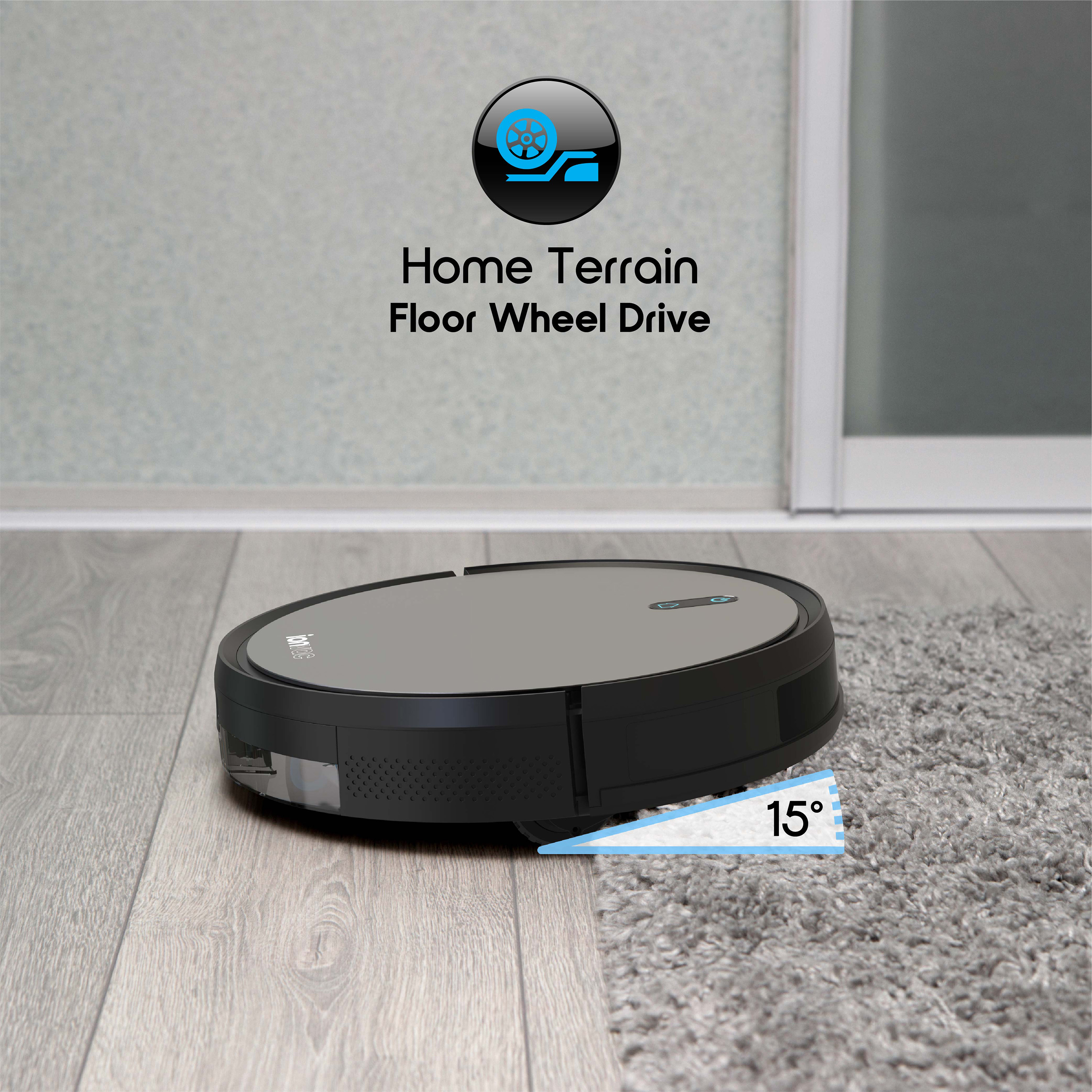 IonVac UltraClean Robovac with Smart Mapping, Wi-Fi Robot Vacuum Cleaner with App/Remote Control - image 5 of 10