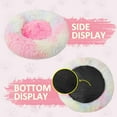 thumbnail image 2 of Round Dog Cat Bed Donut Cuddler, Faux Fur Plush Pet Cushion for Large Medium Small Dogs, Self-Warming and Cozy for Improved Sleep, 2 of 12
