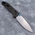 thumbnail image 4 of EDC Men's Everyday Folding Pocket Knife with Carbon Fibre Handle and Manual Opening for Camping , Black, 4 of 8