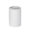 thumbnail image 1 of Mainstays Soft Touch Toothbrush Holder, Rubber coated ceramic, 1 toothbrush holder holds toothbrushes and toothpaste, 1 of 4