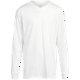 thumbnail image 3 of Galaxy by Harvic Boys’ Long Sleeve T-Shirt – 4 Pack Solid Basic Tagless V-Neck Shirt (S-XL), 3 of 7