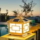 thumbnail image 5 of Al Aire Libre LED Solar Luces Impermeable Solar Columna Luz con Control Remoto LED Luz para Jardín Patio, 5 of 7