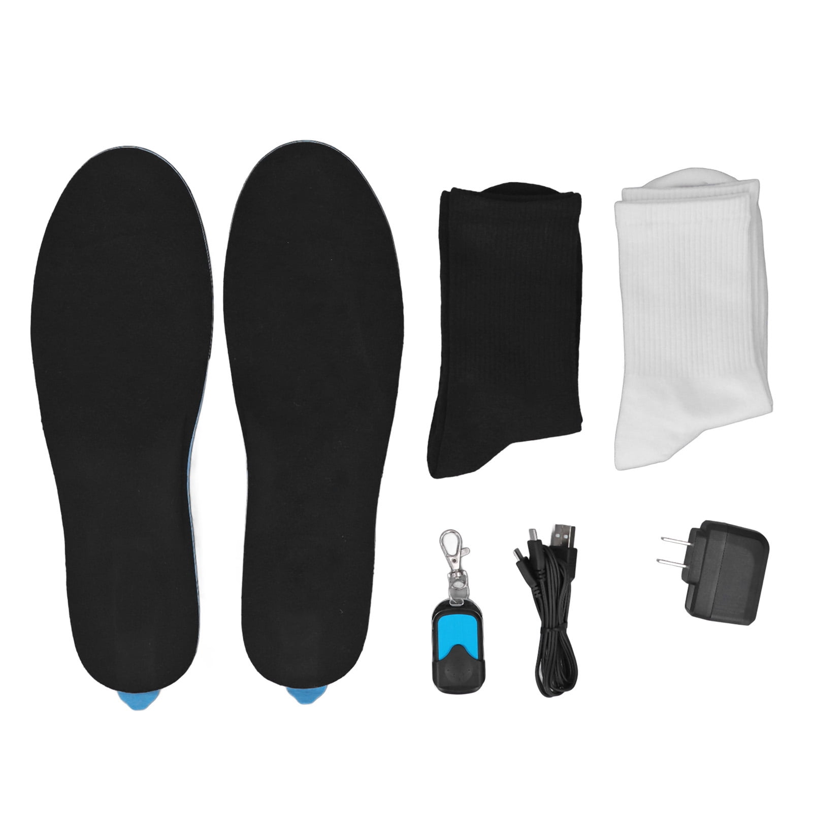 Semelles Chauffantes Rechargeables Sans Fil - Découpables, Télécommande, 3 Températures, Pour Chaussures 35-46, Activités Hiver - 11