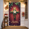 thumbnail image 5 of Christmas Decor Keep Christ in Christmas Banner Religious Celebration Theme for Holiday Parties Family Gatherings Church Events, 5 of 9