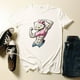 thumbnail image 2 of Camisetas divertidas con estampado de HelloKitty para mujer, camiseta de Anime Kuromis, Camisetas estampadas de algodón para mujer, camisetas informales de manga corta, ropa para mujer, 2 of 5