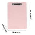 thumbnail image 3 of A4 File Storage Box Transparent Plastic Multifunctional Folder with Writing Board Pen Clip Space Saving Secure Document Organizer for Student Office Home Desk Paperwork, 3 of 3