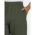 thumbnail image 5 of (2 pack) Athletic Works Men's & Big Men's Fleece Elastic Bottom Sweatpants, Sizes S-4XL, 5 of 6