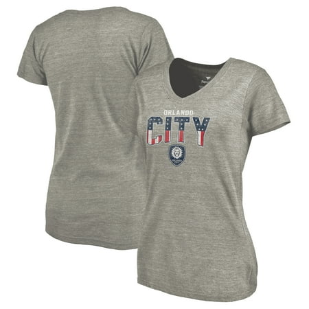 Orlando Fl To Charleston Sc Orlando City SC Fanatics Branded Women's Freedom Tri-Blend V-Neck T-Shirt - Heathered Gray ()