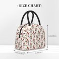 thumbnail image 2 of Balery Merry Christmas Santa Bolsa de Almuerzo para Mujeres, Caja de Almuerzo, Bolsa de Almuerzo Pequeña Impermeable, Tote de Almuerzo Reutilizable con Gran Capacidad, 2 of 6