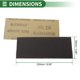 thumbnail image 4 of Hojas de lijado de gancho y lazo Unique Bargains 230x93mm negras 30 piezas 220 grano, molienda y pulido eficientes para la fabricación y reparación de automóviles y trabajos en madera, 4 of 7