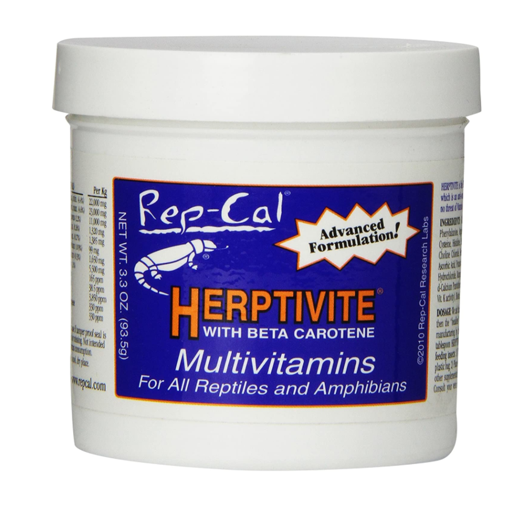 RepCal SRP00300 Herptivite Multivitamin and Mineral Powder Reptile