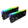 thumbnail image 1 of 2pcs RGB RAM Heatsink Desktop PC DDR DDR3 DDR4 Memory Heat Spreader (Black), 1 of 9