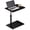 B-Black, variant on LIXI Adjustable C Shaped Coffee Table, 360° Rotatable Sofa Side Table with Height Adjustment, Ideal for Under Sofa (Brown)