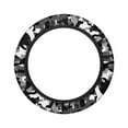 thumbnail image 7 of ZUXONGSY Camo Golf Cart Steering Wheel Cover Black White Car Interior Accessories Sweatproof Club Car Steering Wheel Cover Universal Car Wheel Cover Club Car Golf Cart Interior Decor, 7 of 7
