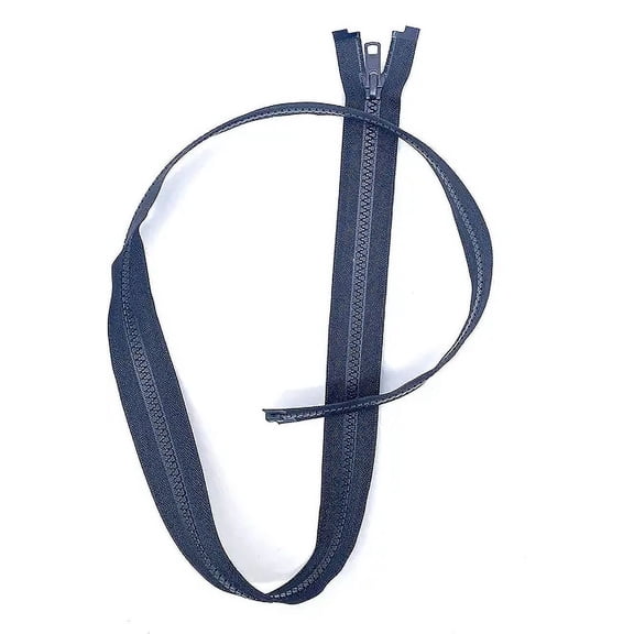 YKK #5 Molded Vislon Medium Weight Jacket Separating Zipper - Color: Teal Blue #840 - Made in The United States (1 Zipper Per Pack) (26" Inches)