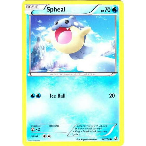 Pokemon Primal Clash Common Spheal #46