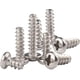 thumbnail image 1 of Paquete de 100 tornillos autorroscantes - Acero inoxidable 304 M2 Tornillos autoperforantes de cabeza cruzada Phillips Tornillos de cabeza plana redonda de metal Pernos de fijación, M2 * 4/1, 1 of 5