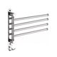 thumbnail image 4 of Rotación de 180° Toallero Toallero de baño de acero inoxidable con brazo giratorio de 4 brazos toallero Toallero de pared para baño Cepillado para baño, cocina y guardarropa, 4 of 8