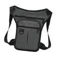 thumbnail image 4 of Mornei Men Waist Bag Hip Leg Bag Fanny Pack Multifunctional Thigh Bag Shoulder Gray, 4 of 9