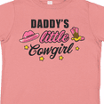 thumbnail image 4 of Inktastic Daddys Little Cowgirl with Cowgirl Hat and Boots Girls Toddler T-Shirt, 4 of 5