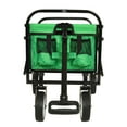 thumbnail image 4 of Folding Wagon Cart with Canopy, SESSLIFE Collapsible Wagon for Beach Park Garden, All-Terrain Wheels and 600D Oxford Fabric, TE2215, 4 of 7
