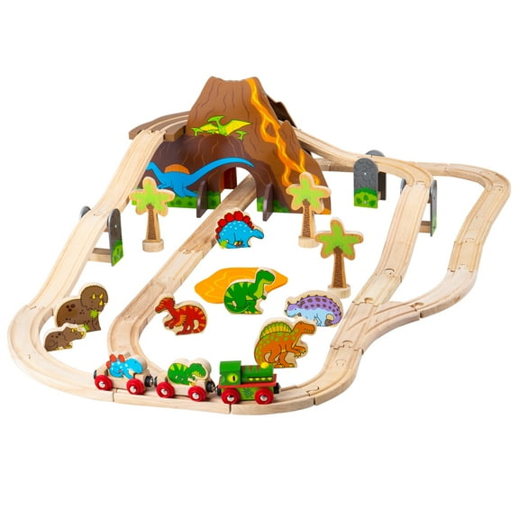 Bigjigs Rail - Dinosaur Railway Set