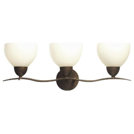 

Woodbridge Lighting Hampton Ridge 3-light Steel & Glass Bath Bar in Bronze