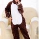 thumbnail image 1 of Pijamas de una pieza con dibujos animados para mujer, pijamas de franela de una pieza con animales, disfraces para adultos, 1 of 6