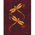 thumbnail image 2 of Young, Patty 26x32 White Modern Wood Framed Museum Art Print Titled - Modern Dragonflies, 2 of 4