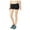 Black - 001, variant on Aeropostale Womens Running Athletic Workout Shorts, Grey, Juniors, X-Small