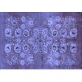 thumbnail image 1 of Ahgly Company Indoor Rectangle Oriental Blue Industrial Area Rugs, 2' x 4', 1 of 4