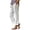 White, variant on Women's Wide Leg Pants with Elastic Waist, Lightweight Breathable Loose Trousers for Summer Casual Beach Vacation, Flowy Palazzo