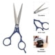 thumbnail image 2 of Tijeras Profesionales Ecomeon Para Cortar El Cabello De Dientes Planos Azul, 2 of 6