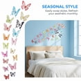 thumbnail image 6 of REGALWOVEN 90 PCS Butterfly Wall Decals for Wall-3D Butterflies Removable Mural Decals Home Decoration for Nursery Bedroom Red Yellow 3.1" x 2.6", 6 of 7