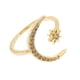 thumbnail image 2 of Anillos para mujer, regalos para mujeres y niñas, anillos de moda, diseño creativo con apertura de estrella, joyería de regalo, anillos para mujer, 2 of 4