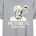 thumbnail image 3 of Golden Girls - Picture It Sicily - Juniors Ideal Flowy Muscle T-Shirt, 3 of 5