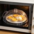 thumbnail image 4 of Outdor Microwave Splatter Guard Clear Food Cover With Handle Locks In Easy To Clean No Base Included, 4 of 6